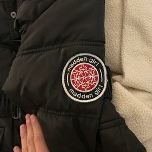 Women's knee length puffer jacket